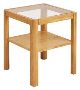 Stolik ze szklanym blatem 40x40 cm Lourmarin – House Nordic