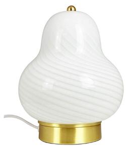 Lampa Stołowa Dyberg Larsen, Lucy, biały, salon, szkło, skandynawski