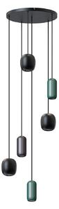 Lampa Wisząca Lucande, Narion, ściemnialny, wielokolorowy, jadalnia, metal, nowoczesny