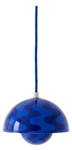 Lampa Wisząca &Tradition, Flowerpot VP10, ściemnialny, niebieski, salon, metal, design