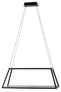Lampa Wisząca Lucande, Mensola, ściemnialny, czarny, salon, aluminium, nowoczesny
