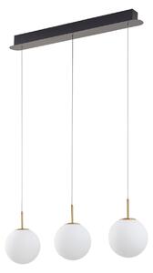 Lampa Wisząca Lucande, Joran, biały, jadalnia, szkło, nowoczesny
