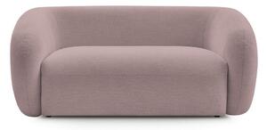 Różowa sofa z tkaniny szenilowej 160 cm Celine – Bobochic Paris