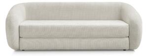 Beżowa rozkładana sofa z tkaniny szenilowej 228 cm Neyo – Bobochic Paris