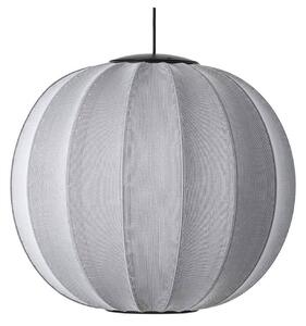 Lampa Wisząca Made By Hand, szary, sypialnia, tkanina | tekstylia