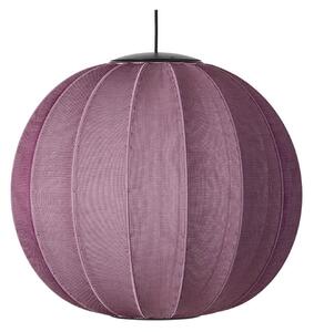 Lampa Wisząca Made By Hand, fioletowy, sypialnia, tkanina | tekstylia