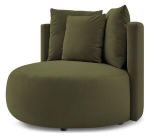Zielony aksamitny fotel Cesar – Bobochic Paris