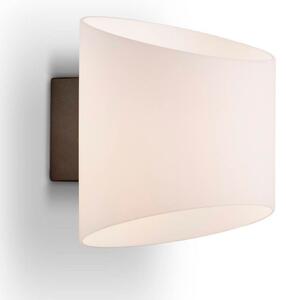 Evoke Lampa Ścienna IP44 Oval Anthracite/Opalizowany