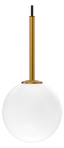 Lampa Wisząca Herstal, złoty | mosiężny, salon, metal