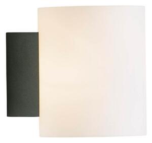Evoke Lampa Ścienna IP44 Small Anthracite/Opalizowany