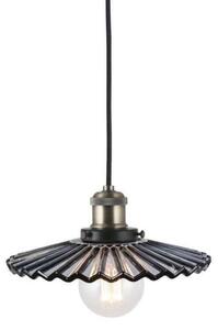 Lampa Wisząca Globen Lighting, COBBLER, ściemnialny, szary, salon, szkło, vintage