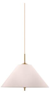 Lampa Wisząca Globen Lighting, IRIS, ściemnialny, beżowy, salon, tkanina | tekstylia, vintage