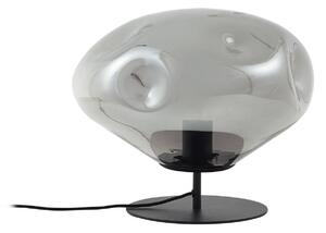 Lampa Stołowa Lindby, Lelia, szary, jadalnia, szkło, design