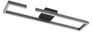 Lampa Sufitowa Lucande, Yvor, czarny, salon, metal, nowoczesny