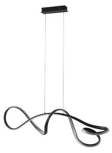 Lampa Wisząca Lucande, Rodado, czarny, salon, metal, nowoczesny