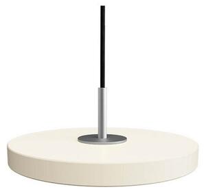 Asteria Lampa Wisząca Micro Pearl White/Steel Top
