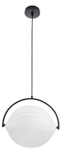 Lampa Wisząca Lucande, Helva, ściemnialny, biały, salon, tworzywo sztuczne, skandynawski
