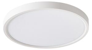 Lampa Sufitowa Lindby, Deika, ściemnialny, biały, salon, tworzywo sztuczne, nowoczesny