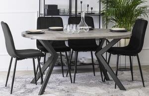 Loftowy stół rozkładany Lukas 100-250 cm beton