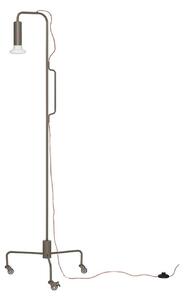 Lampa Podłogowa Hübsch, brąz rdzawy, salon, metal, design