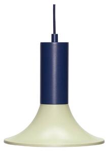Lampa Wisząca Hübsch, niebieski, salon, metal