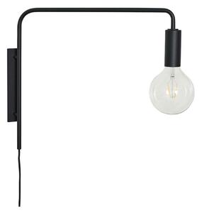 Lampa Ścienna Hübsch, czarny, salon, metal