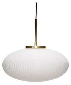 Lampa Wisząca Hübsch, biały, salon, szkło