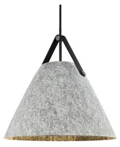 Lampa Wisząca DFTP by Nordlux, Strap, ściemnialny, szary, salon, tkanina | tekstylia, skandynawski