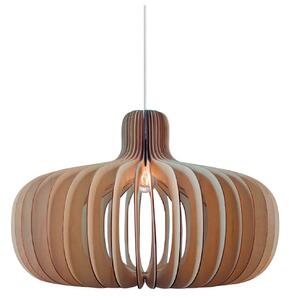 Lampa Wisząca Nordlux, Hazo, ściemnialny, drewniany, salon, drewno, skandynawski