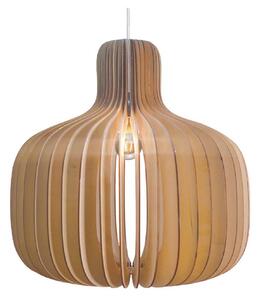 Lampa Wisząca Nordlux, Hazo, ściemnialny, drewniany, salon, drewno, skandynawski