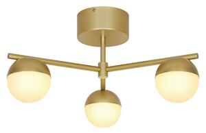Lampa Sufitowa Nordlux, Contina, ściemnialny, złoty | mosiężny, salon, metal, skandynawski