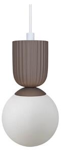 Lampa Wisząca Nordlux, Sadie, ściemnialny, brąz rdzawy, salon, szkło, skandynawski