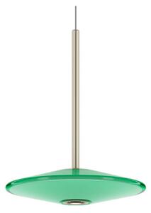 Lampa Wisząca LOOM DESIGN, ściemnialny, zielony, salon, szkło, nowoczesny