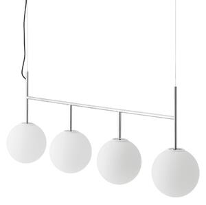 Lampa Wisząca Audo Copenhagen, TR Bulb Frame, ściemnialny, biały, salon, szkło, design