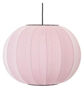 Lampa Wisząca Made By Hand, pudrowy róż, sypialnia, tkanina | tekstylia