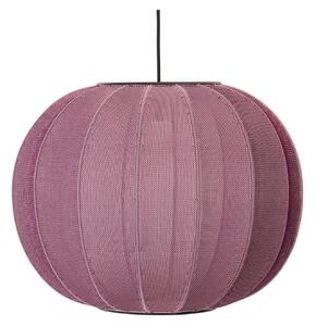 Lampa Wisząca Made By Hand, fioletowy, sypialnia, tkanina | tekstylia