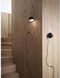 Lampa Ścienna Muuto, ściemnialny, brąz rdzawy, salon, metal