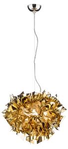 Lampa Wisząca Slamp, VELI, ściemnialny, złoty | mosiężny, salon, tworzywo sztuczne, design