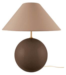 Lampa Stołowa Globen Lighting, IRIS, brąz rdzawy, salon, szkło, vintage