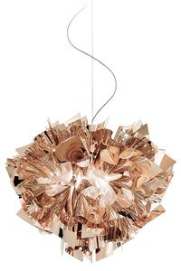 Lampa Wisząca Slamp, VELI, ściemnialny, miedziany, salon, tworzywo sztuczne, design