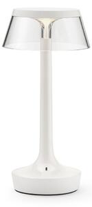 Lampa Stołowa FLOS, Bon jour unplugged, ściemnialny, biały, przedpokój, tworzywo sztuczne, design