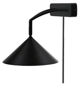 Lampa Ścienna Globen Lighting, czarny, sypialnia, metal