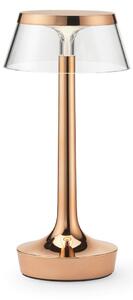 Lampa Stołowa FLOS, Bon jour unplugged, ściemnialny, miedziany, przedpokój, tworzywo sztuczne, design