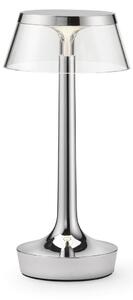 Lampa Stołowa FLOS, Bon jour unplugged, ściemnialny, metaliczny, przedpokój, tworzywo sztuczne, design