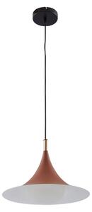 Lampa Wisząca Lindby, Jarl, ściemnialny, brąz rdzawy, jadalnia, metal, nowoczesny