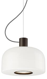 Lampa Wisząca FLOS, Bellhop Glass S1, ściemnialny, biały, salon, szkło, design