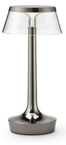 Lampa Stołowa FLOS, Bon jour unplugged, ściemnialny, czarny, przedpokój, tworzywo sztuczne, design