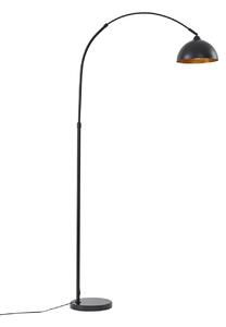 Lampa Podłogowa Lindby, Tonka, czarny, salon, metal, nowoczesny