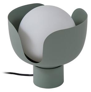 Lampa Stołowa Lindby, Fiora, zielony, salon, metal, nowoczesny