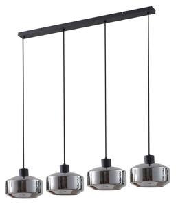 Lampa Wisząca Lindby, Hildur, ściemnialny, szary, kuchnia, szkło